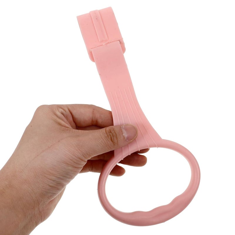 JECOMPRIS 6 PCS Baby Pull Up Rings: Toddler Walking Exercise Stand Up Rings for Infant Kids - Playpen Crib Walking Training Tools Baby Accessories(Gentle Color) - Image 3